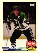1990-91 Topps - Team Scoring Leaders Ron Francis #21