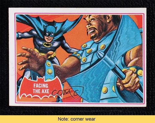 1966 OPC Batman Red Bat #6A Facing the Axe — Raw