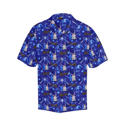 Disney Frozen Let It Go Reindeer Magicl Kingdom Hawaiian Shirt