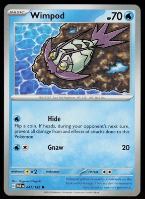 Wimpod 047/182 Common Paradox Rift Pokemon Near Mint