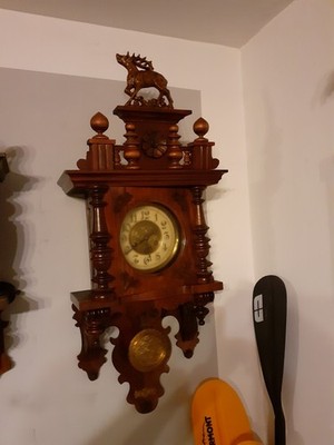 Regulator Freischwinger Deutsches Reichspatent Antiquität Um 1890 Original Rar