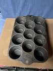 Cast Iron Wagner Ware Muffin Pan 1323. Vintage  Bakeware 11 Cup READ LOOK