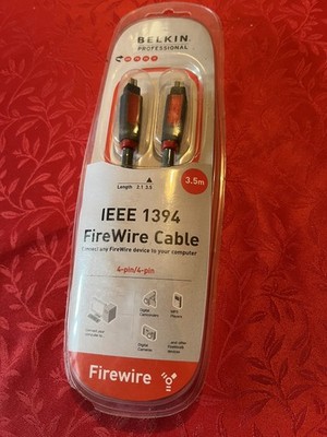 BELKIN IEEE 1394 FIREWIRE KABEL 4 PIN - 4 PIN 3,5m CAMCORDER KAMERAS MP3