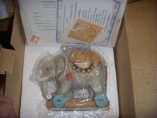 Cherished Teddies ELEPHANT  TRUNK FULL OF BEAR HUGS  103977 W/COA