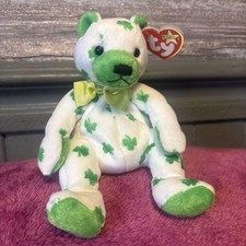 TY Beanie Baby/Babies Clover the Lucky Bear - Excellent Condition With Tag