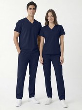 Scrubstar Unisex Core Essentials Drawstring Scrub Pants Small Indigo
