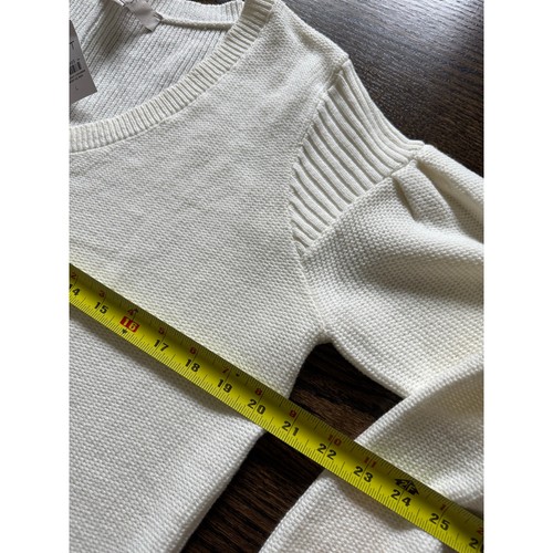 LOFT V-Neck Sweater Off White Size Large NEW NWT Career Workwear Ann Taylor - Picture 6 of 13