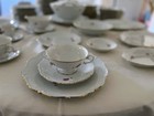 Extensive Vintage Bavaria Fine China Set – Pink Floral & Gold Trim (Moving Sale) — photo 7