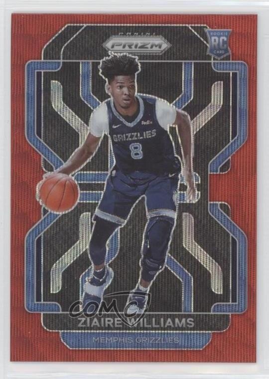 2021-22 Panini Prizm Ruby Wave Prizm Ziaire Williams #313 6l7
