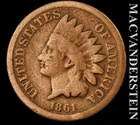 1861-P Indian Head Cent — photo from another recent sale