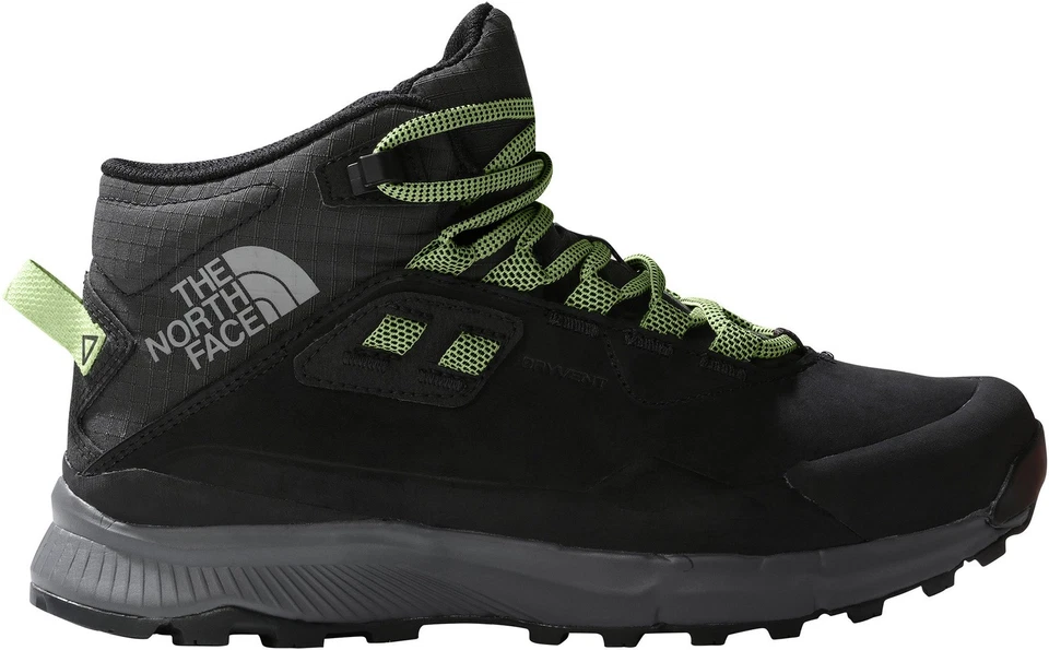 The North Face Cragstone Leder mittelhohe wasserdichte Damen Wanderschuhe schwarz Schuhe