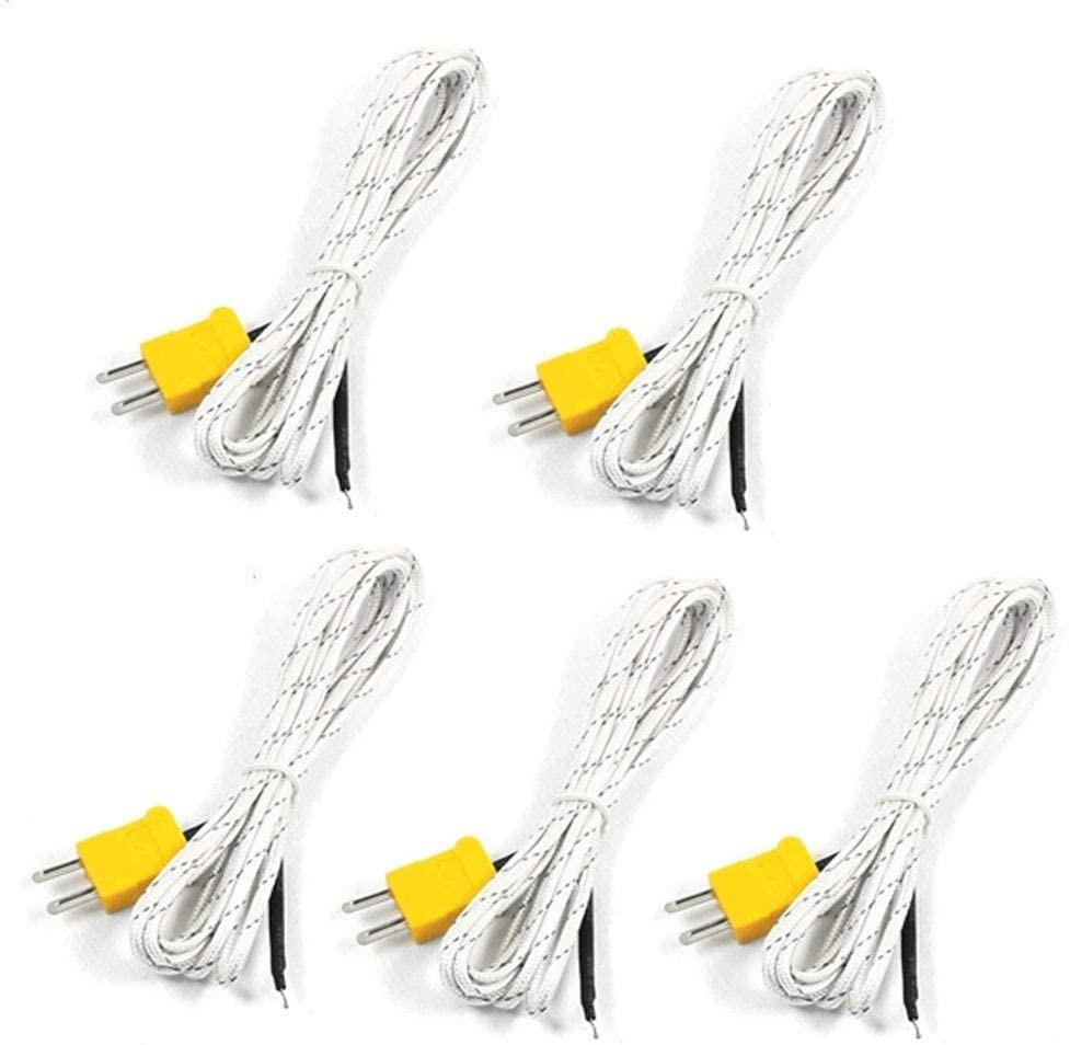 Fasizi 5pcs K Type -50~400C Temperature Sensor Thermocouple Probe...