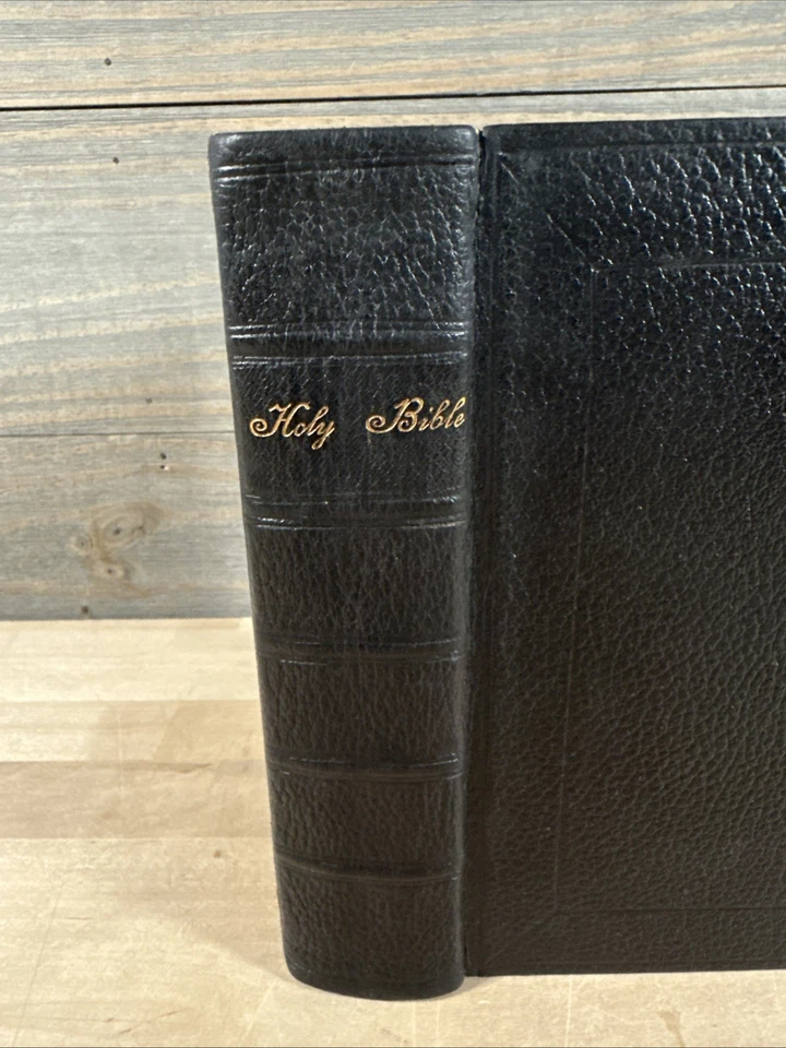 1729 HOLY BIBLE john baskett RARE leather OXFORD antique OLD rare - Image 3 of 4