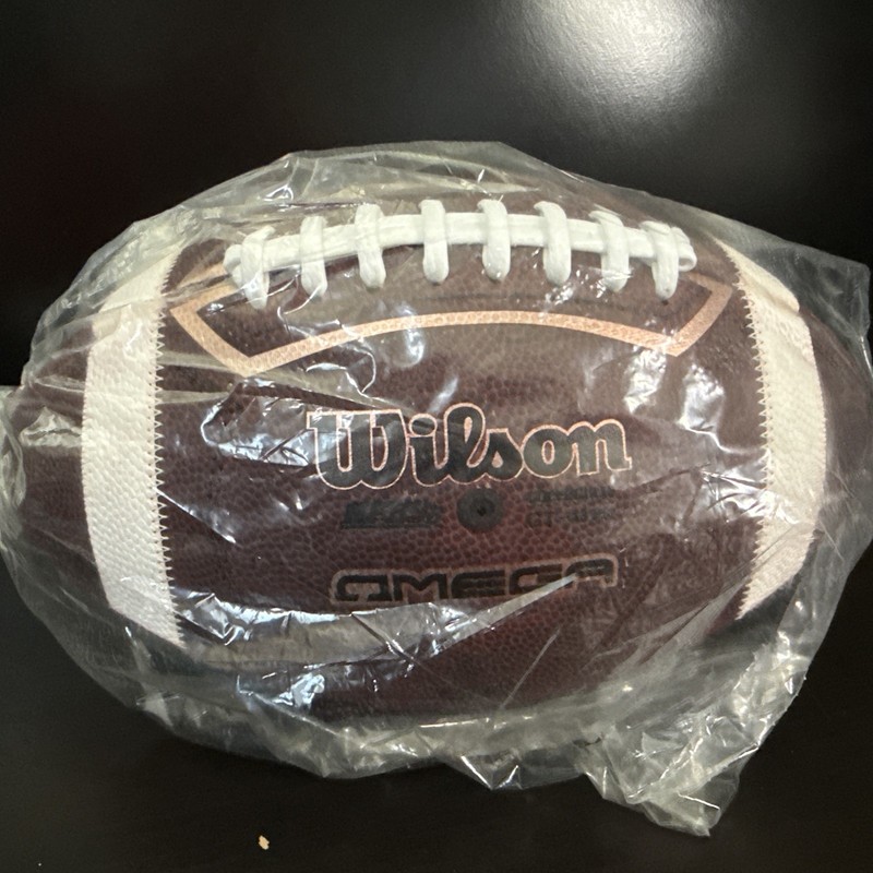 Brand New Wilson Omega Leather Football NFHS / NCAA Size Ready to Ship