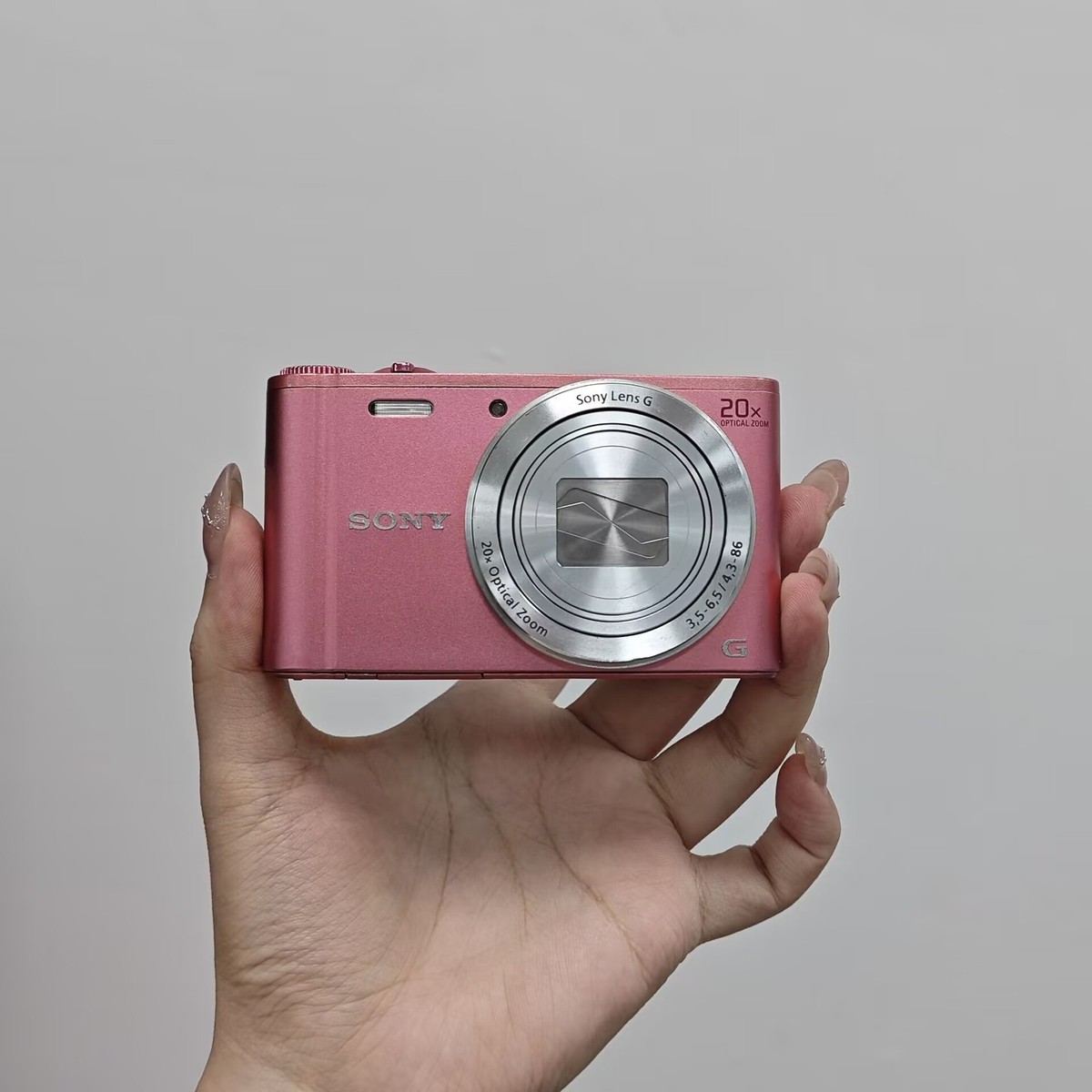 English Sony Cyber-shot DSC-WX350 Pink Digital Camera 18.2MP 20x