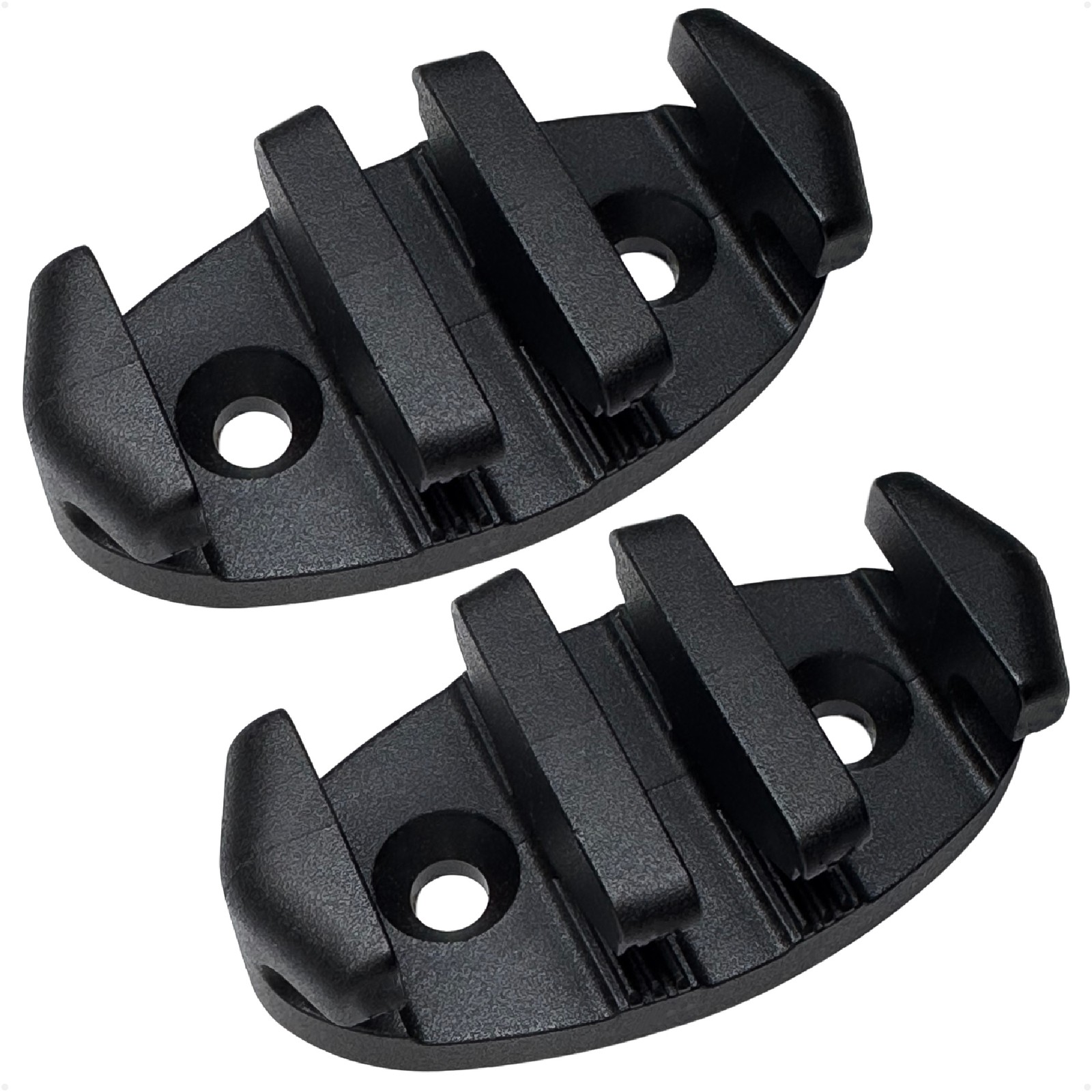 Five Oceans 2-Pack Zig Zag Anchor Cleat, Black Nylon - FO4890
