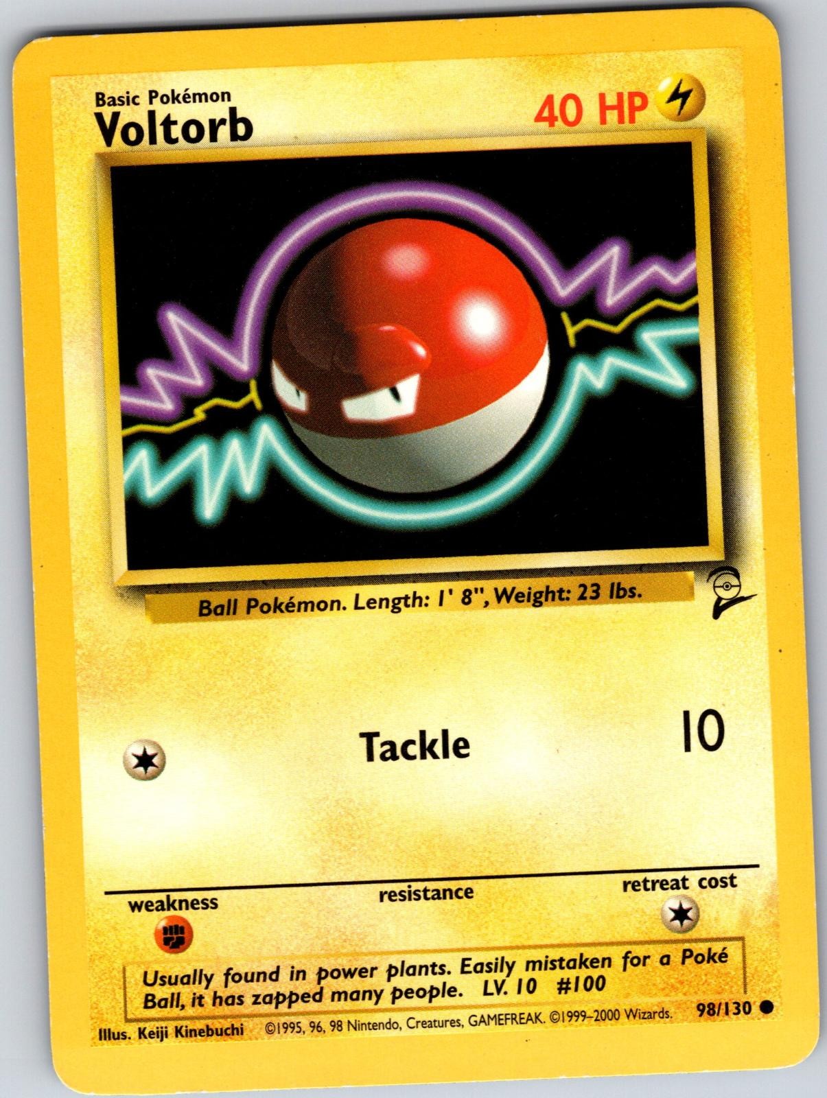 Voltorb 98/130 Common Base Set 2 Pokemon Lightly Played