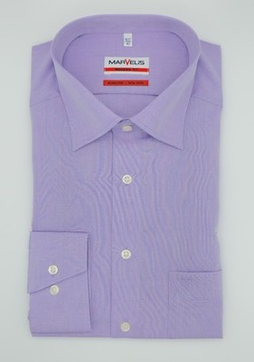 Marvelis Langarm Hemd Modern Fit Flieder 4704.64.95 E45N