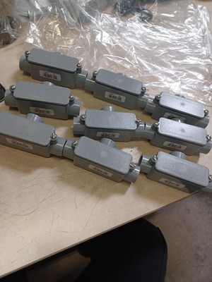 Lot Of 9 Carlon 1/2'' TYPE T PVC Conduit Body E983D