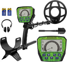 High Accuracy Metal Detector - 4 Modes, 10" Waterproof Coil, DSP Chip