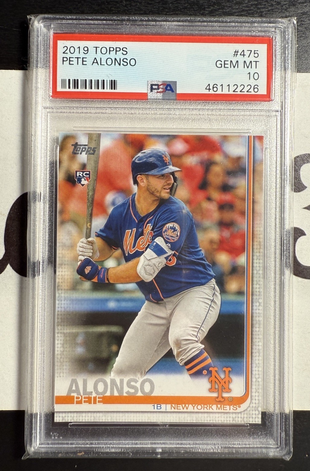 2019 Topps Pete Alonso #475 Rookie Card PSA 10 GEM MINT