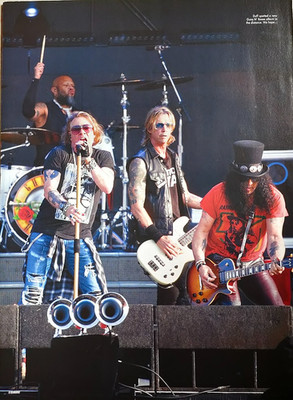 GUNS N ROSES A4 Magazine Poster KERRANG Kkf