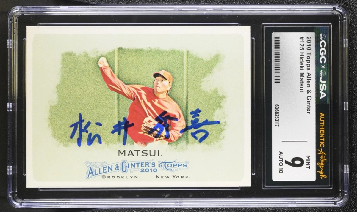 Hideki Matsui Baseball Sports Trading Cards & Accessories