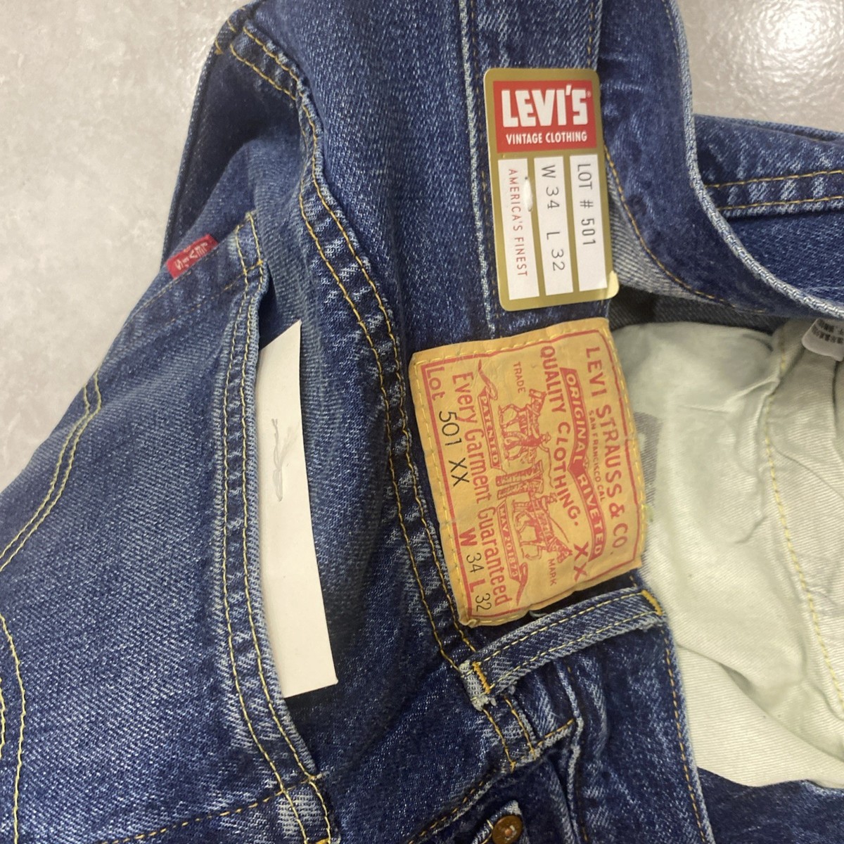 Levi's Vintage 1955 501XX Size 36/32 K | eBay