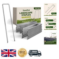 Efficient 6 Inch Steel Garden Stakes - Anti-Rust Anchors for Fencing and Camping