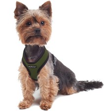 Dogs My Love Soft Mesh Walking Harness for Dogs and Puppies 6 Sizes Khaki