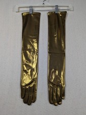Women's - Costume Gloves - Golden - Perfect For Theater