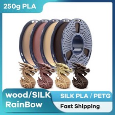 Filament SILK PLA/ PLA/PETG/WOOD/SILK Rainbow Filament 250g500g 1.75mm Mix Color