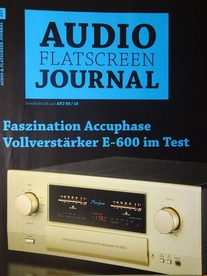     Accuphase E-600 Sonderdruck deutsche Sprache. Sehr guter Zustand #1   