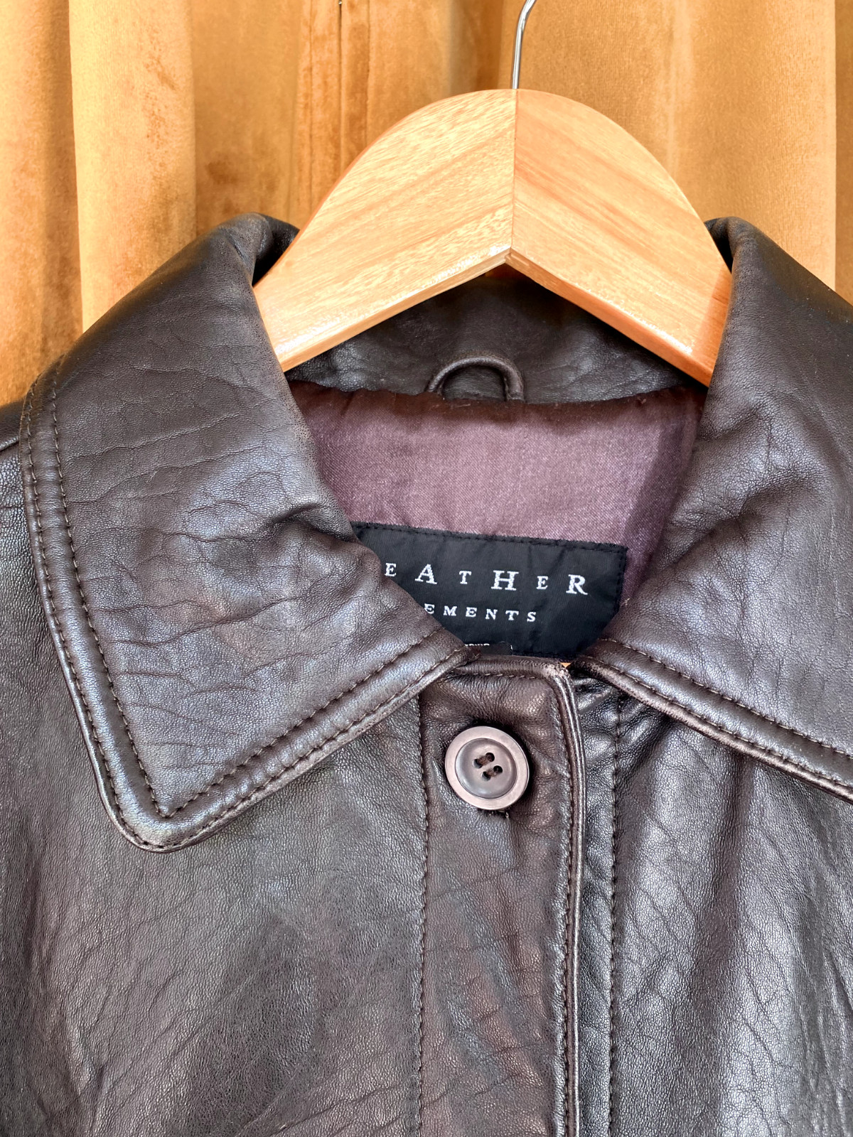 Super Soft Chocolate Leather Elements Jacket Men'… - image 4