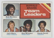 1975-76 Topps Team Leaders Bob McAdoo Jack Marin Randy Smith #118 HOF 0z31