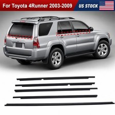 5pcs Outer Window Weatherstrip Molding Trim Seals For 2003-2009 Toyota 4runner 5pcs Outer Window Weatherstrip Molding Trim Seals For 2003-2009 Toyota 4runner