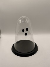 Target Bullseye Playground 2023 Halloween Glass Ghost Cloche In Wooden Base 8.5"