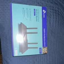 TP-Link Archer AX21 AX1800 Dual Band Wi-Fi 6 Router, EasyMesh, 4 LAN Ports