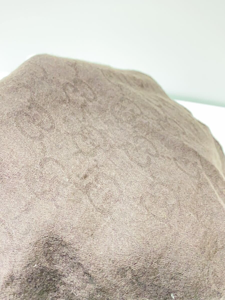 Authentic Gucci Wool Scarf Brown Solid Color Wome… - image 24
