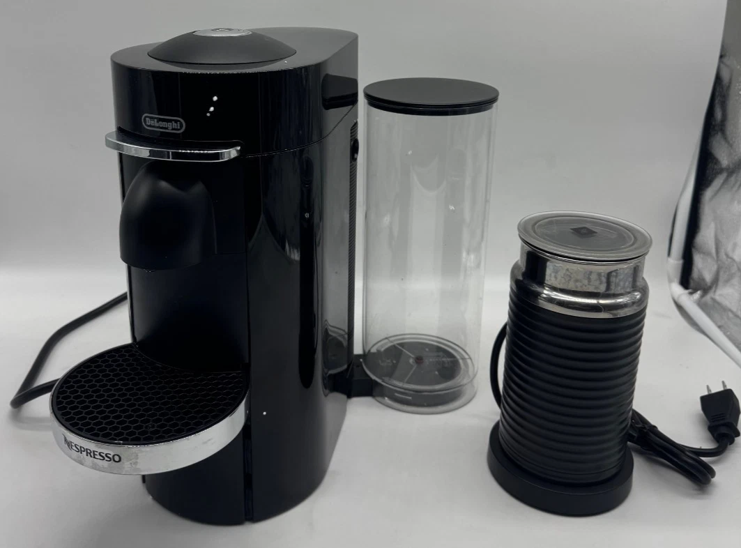 Nespresso DeLonghi Vertuo Plus & Aeroccino3 Milk Frother Coffee Machine