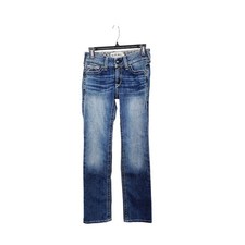 Ariat Women's 25R RealDenim Jeans Size 25R Waist 14" Rise 10" Inseam 33"Preowned