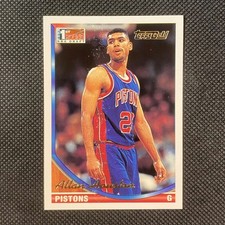 1993-94 Topps Basketball - Allan Houston Topps Gold RC Rookie Card #261. rookie card picture
