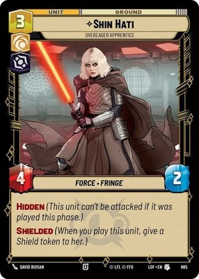 x3 Shin Hati - Overeager Apprentice - Foil U Star Wars Legends of the Force M/NM