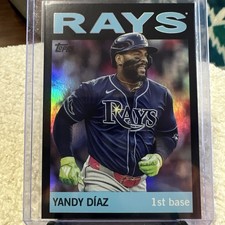 2025 Topps Archives - 1964 Topps Yandy Diaz #16 Black Foilboard
