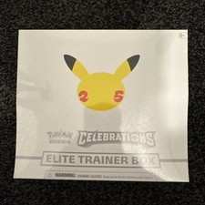 Pokemon TCG Celebrations 25th Anniversary Elite Trainer Box Sealed