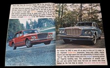 PLYMOUTH VALIANT Oldtimer 27x35cm Prospekt Brochure USA 1962 G