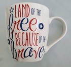 Set of 2, Pfaltzgraff, "Land of the Free, Because of the Brave" Coffee Mugs, USA — photo 3