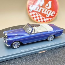 NEO 1/43 Bentley SII Mulliner Park Ward DHC Blue 1959 NEO44155 resin model