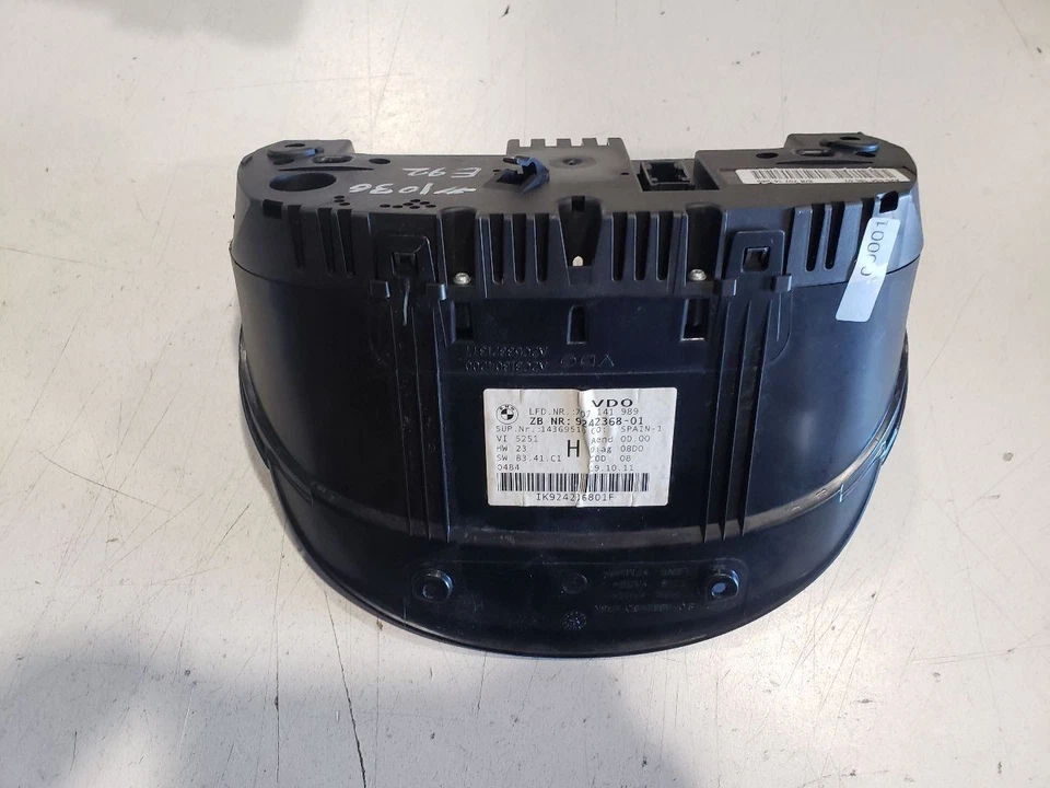 Кластер спидометра - 2012 BMW 335i E92 LCI авто купе - 09-12 OEM 9242368 - Изображение 2 из 4