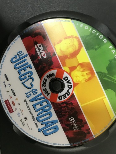 EL JUEGO DE LA VERDAD DVD ALVARO FERNANDEZ ARMERO ESPAÑOL PORTADA FOTOCOPIADA - Bild 2 von 3